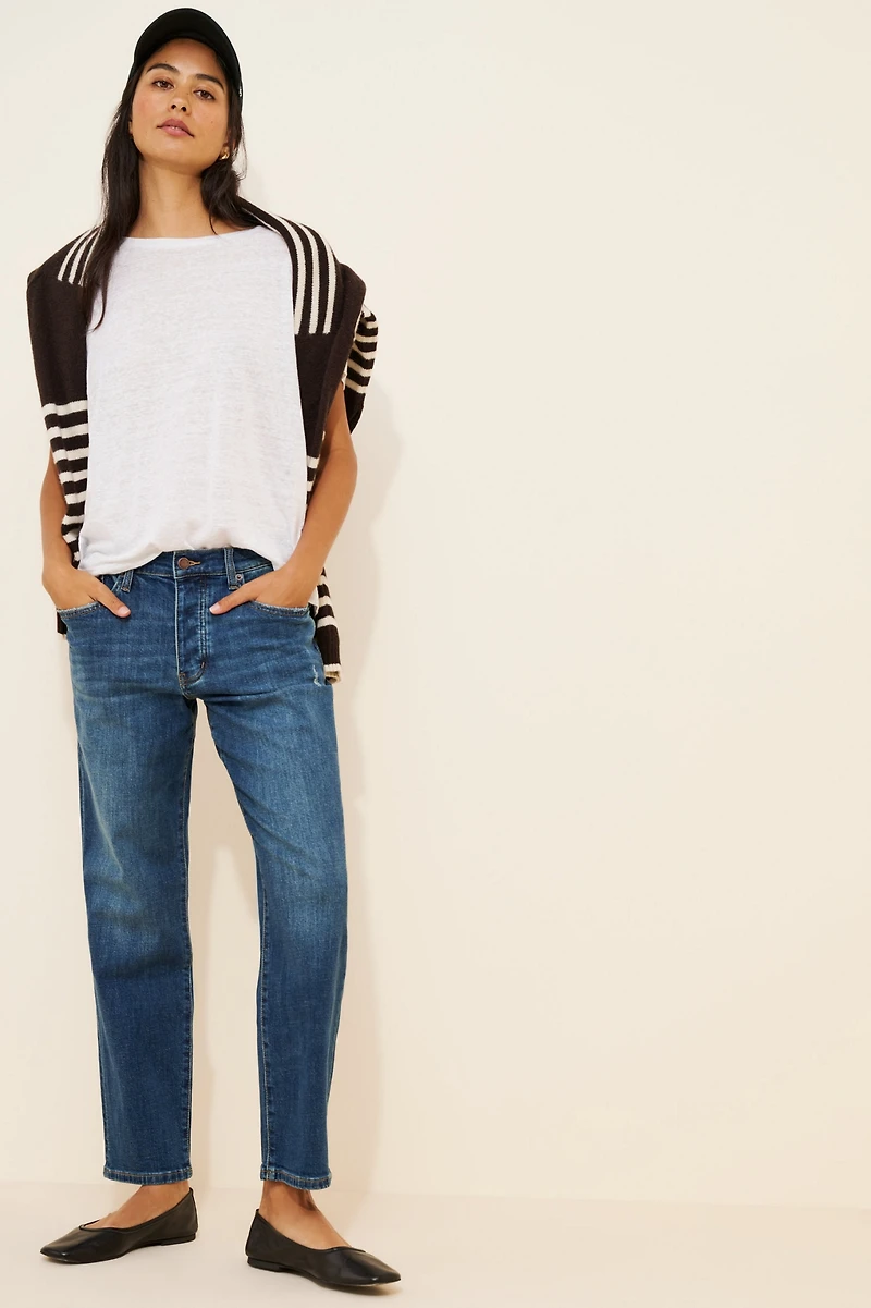 Oliver Logan Ludlow Mid-Rise Relaxed Jeans