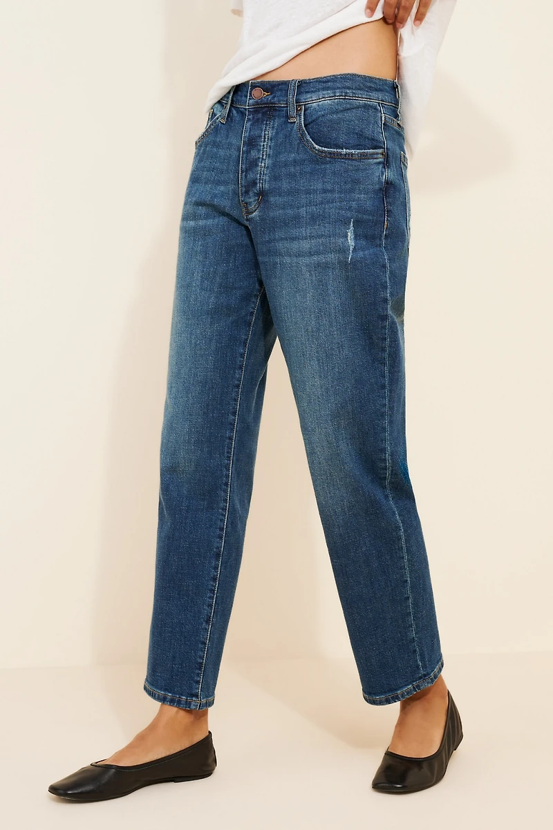 Oliver Logan Ludlow Mid-Rise Relaxed Jeans