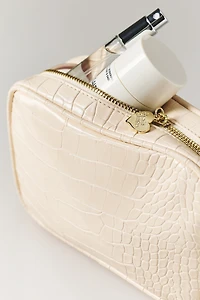 Frasier Sterling Croc Medium Pouch