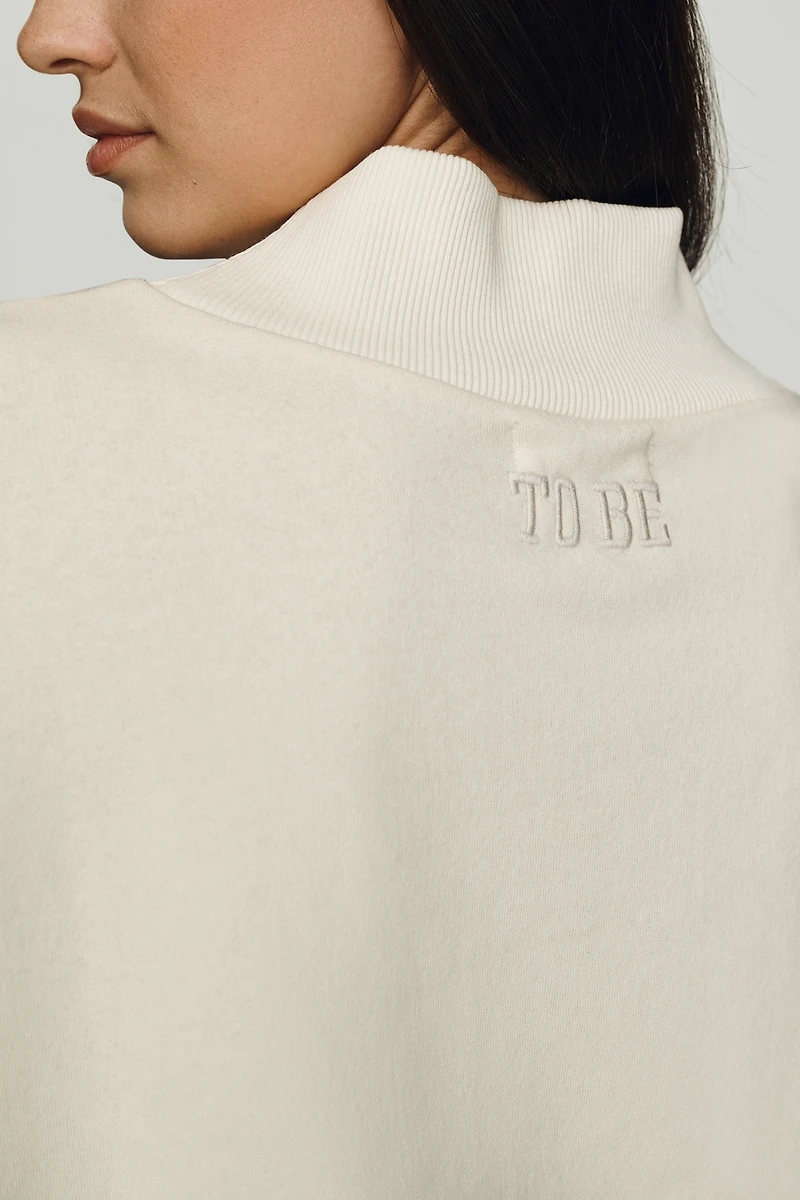 By Anthropologie Weddings Bride Mockneck Sweatshirt