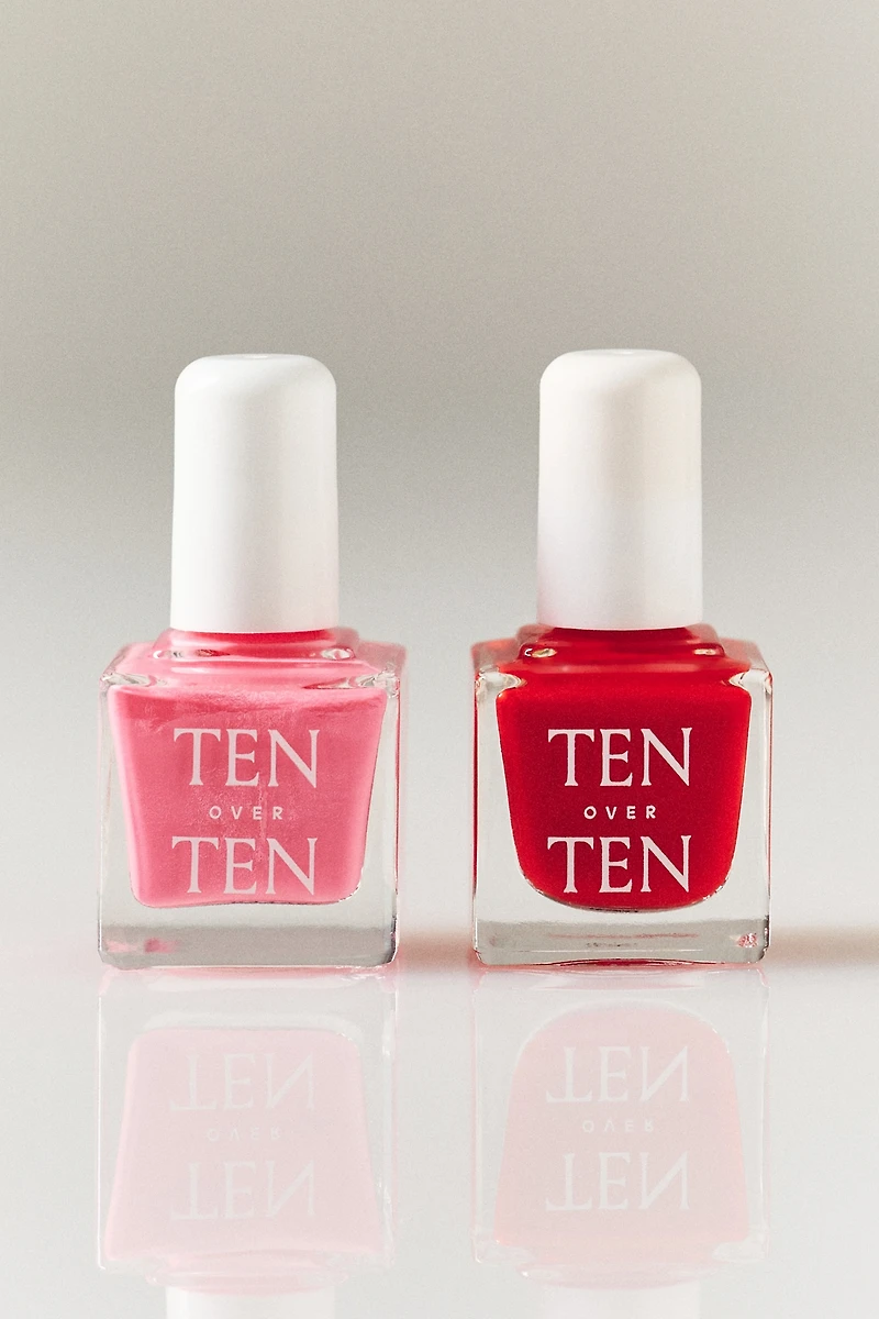 Tenoverten Strawberry Nail Polish Duo