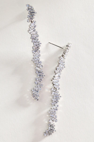Rawbar Mixed Crystal Drop Earrings