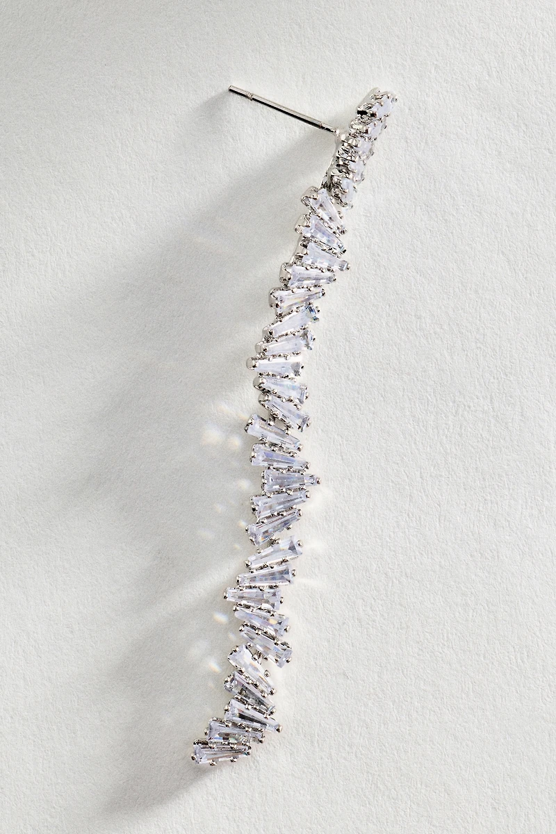 Rawbar Mixed Crystal Drop Earrings