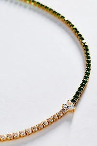 Colorful Beaded Tennis Necklace