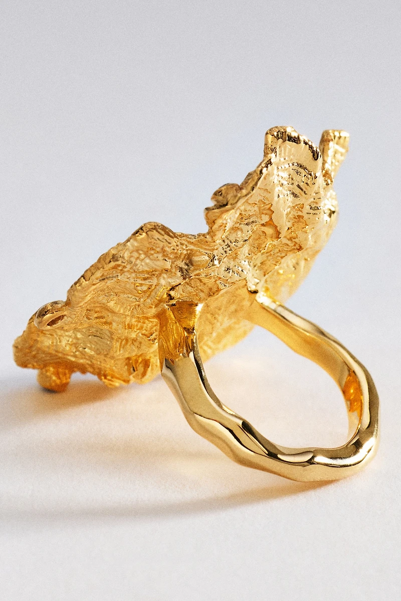 Joanna Laura Constantine Statement Floral Ring