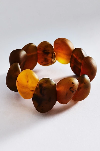 Resin Beaded Stretch Bracelet