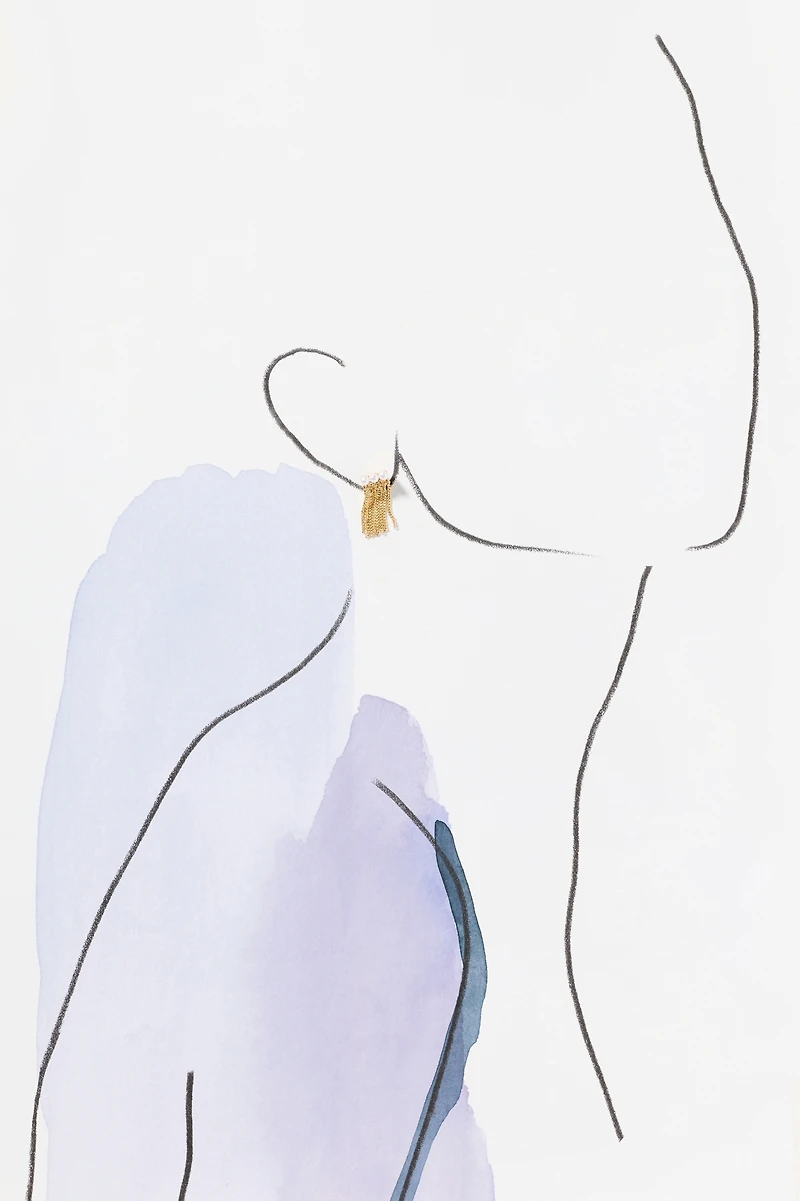 Pearl Bar Fringe Drop Earrings