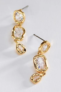 Bold Gemstone Drop Earrings