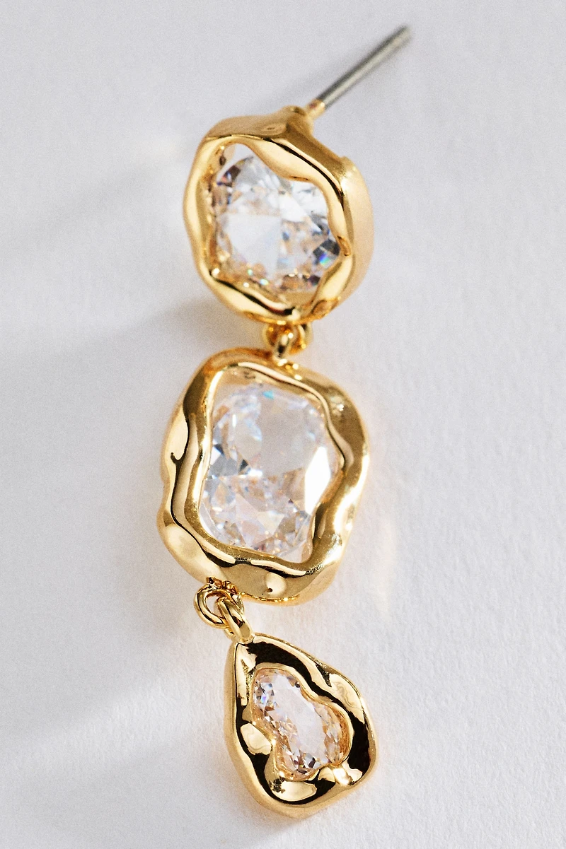 Bold Gemstone Drop Earrings