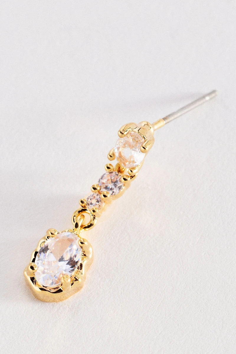 Colorful Gemstone Drop Earrings
