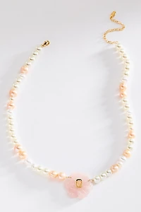 Icon Pendant Beaded Necklace