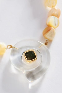 Icon Pendant Beaded Necklace