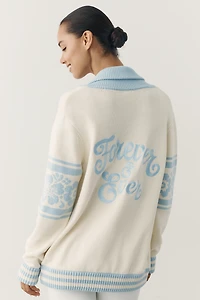 The Wild Collective x Anthropologie 100% Cotton Future Mrs. Cardigan