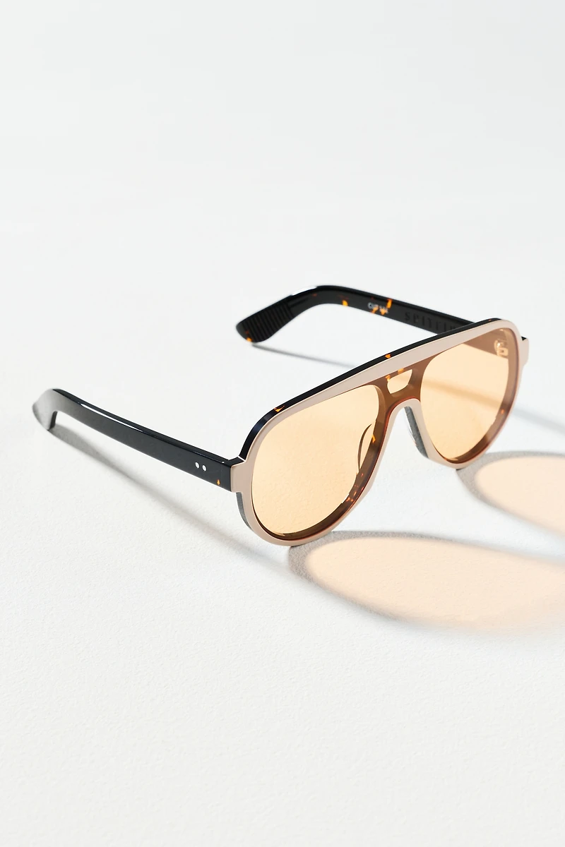 Spitfire Shield Aviator Sunglasses