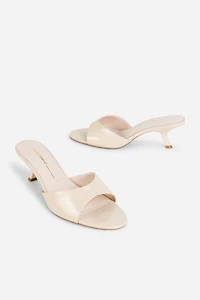 Intentionally Blank Given Mule Kitten Heels