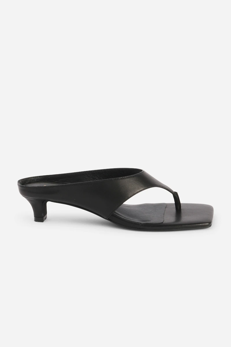 Intentionally Blank Year Ahead Thong Kitten Heels