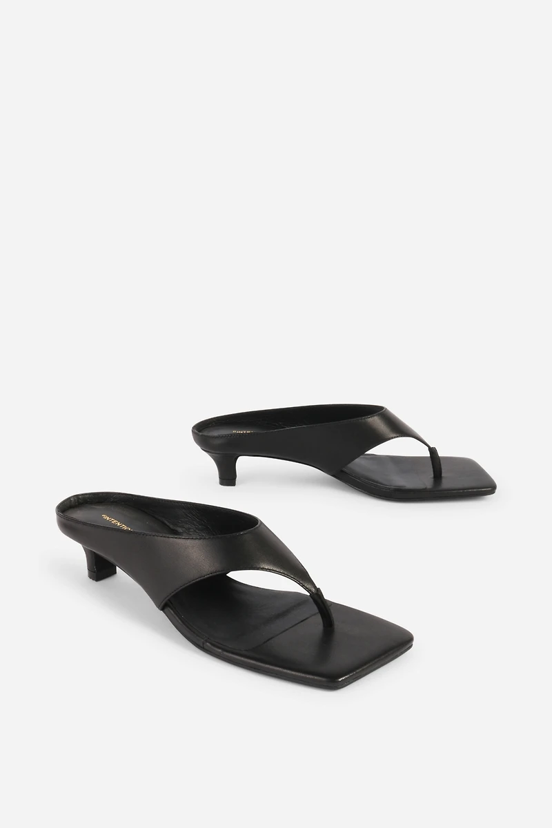 Intentionally Blank Year Ahead Thong Kitten Heels