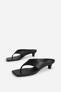 Intentionally Blank Year Ahead Thong Kitten Heels