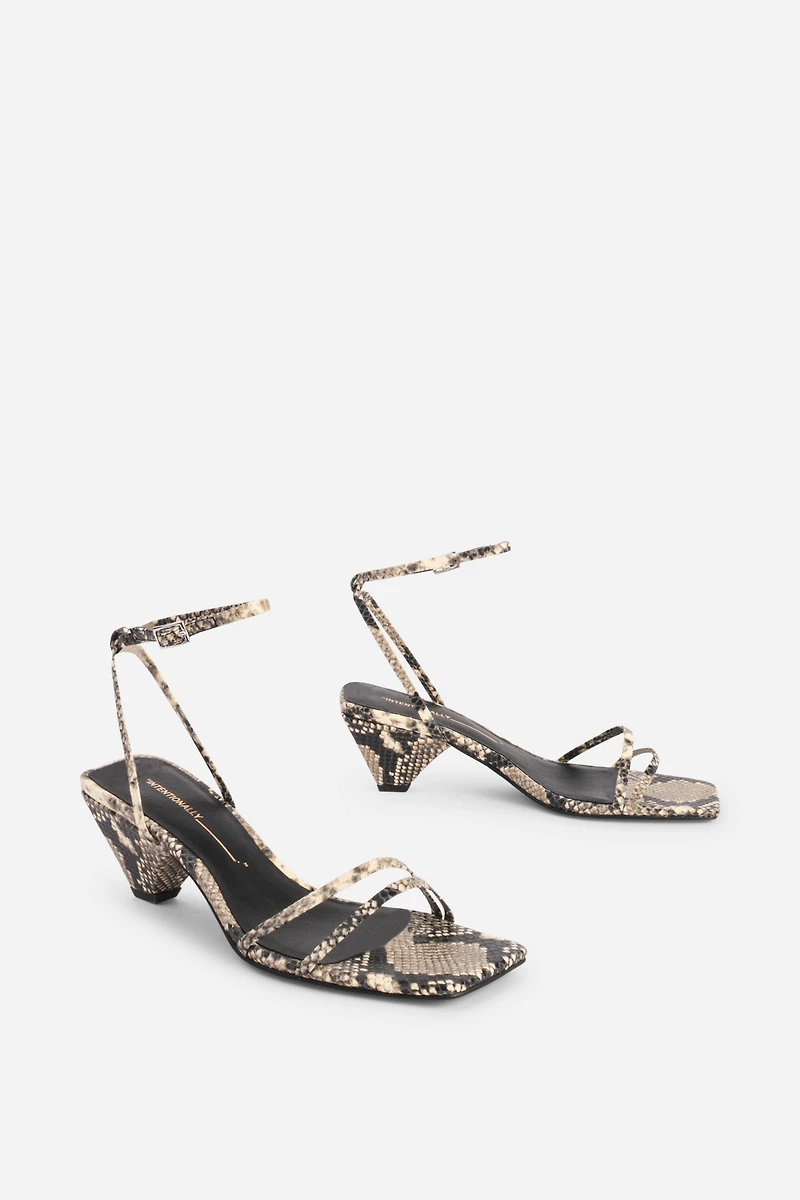 Intentionally Blank Pretty Please Strappy Heels