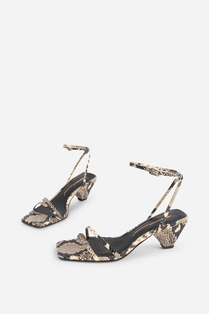 Intentionally Blank Pretty Please Strappy Heels