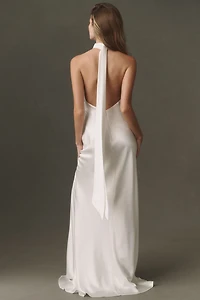 SAU LEE Michelle Halter Gown
