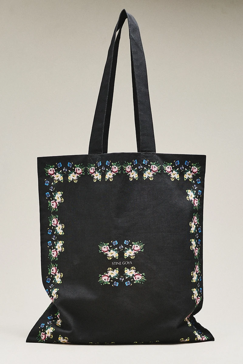 Stine Goya The Floral Frame 100% Cotton Tote Bag