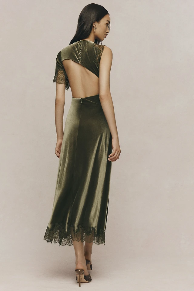 Banana Republic Burnout Velvet Maxi Dress at MarketFair Shoppes in Princeton, NJ