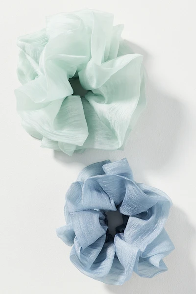 Sheer Scrunchies, Set of 2