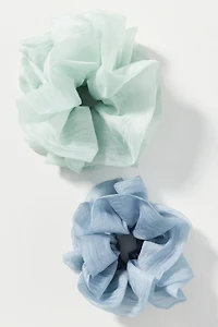 Sheer Scrunchies, Set of 2