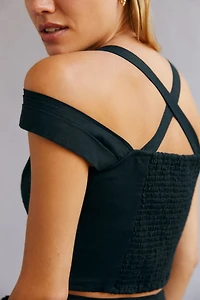 Maeve Off-The-Shoulder Twist Top