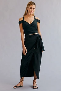 Maeve Off-The-Shoulder Twist Top