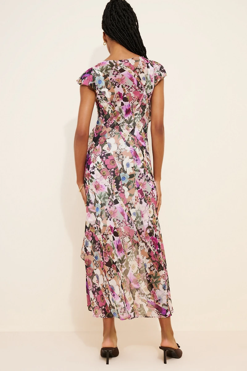 Ruffled Slip Dress