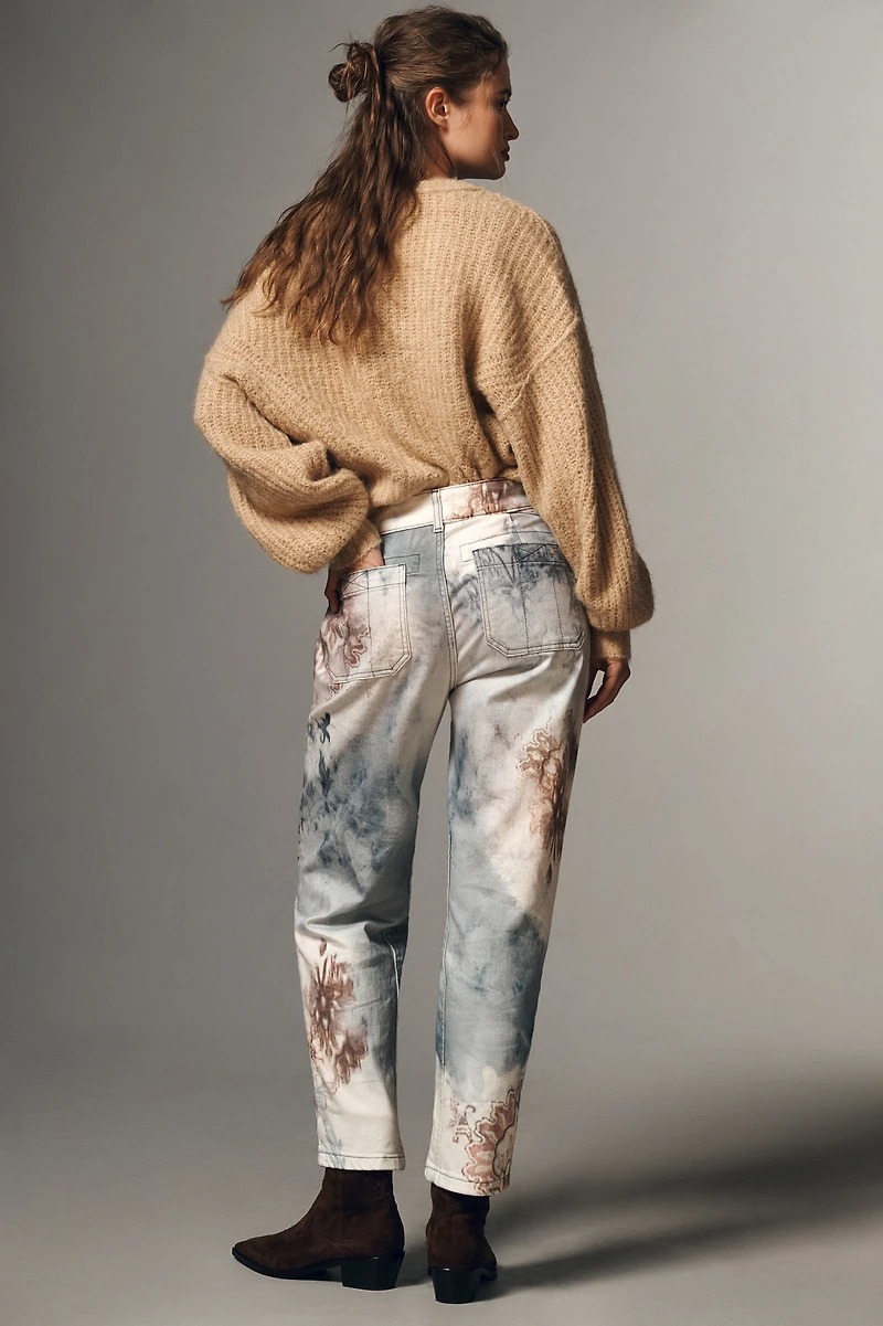 Pilcro The Wanderer Mid-Rise Relaxed Tapestry Jeans