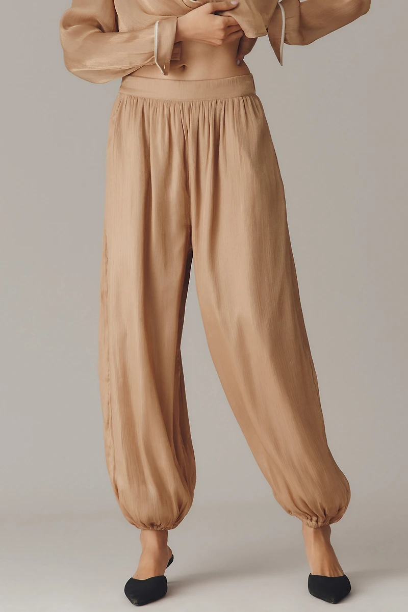 Maeve Shiny Balloon Pants