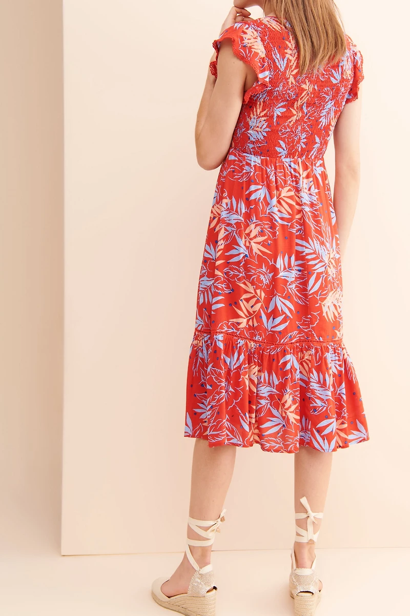 Lost + Wander Still On Vacay Midi Dress