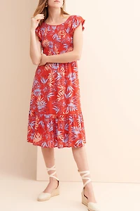 Lost + Wander Still On Vacay Midi Dress