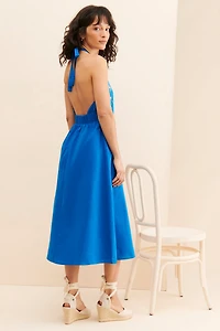 Greylin Melissa Embroidered Midi Dress