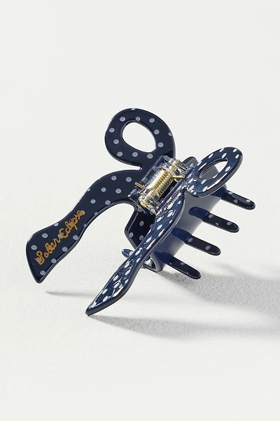 Solar Eclipse Polka Dot Bow Hair Claw Clip