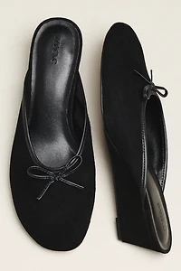 Maeve Velvet Wedge Mules