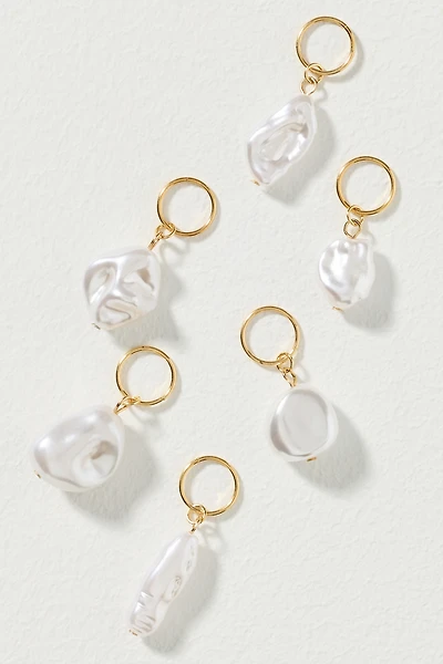 Shell Hair Charms, Set of 6