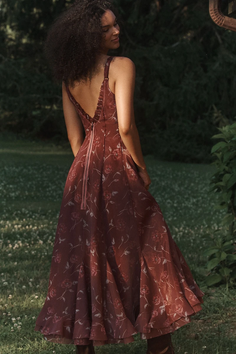 V. Chapman x Kristopher Brock Catalonia Midi Dress