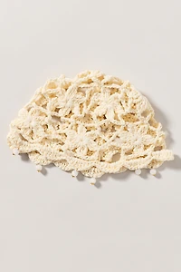 Crochet Pearl Skull Cap