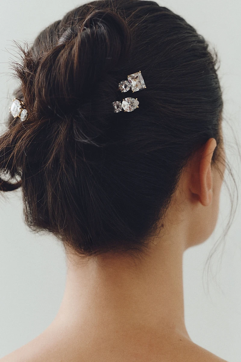 Nadri Crystal Bobby Pins, Set of 3