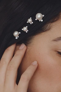 Nadri Pearl Bobby Pins, Set of 5