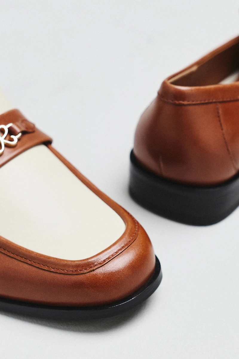 Maeve Colorblock Leather Loafers