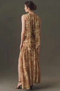De La Vali Azul Maxi Dress