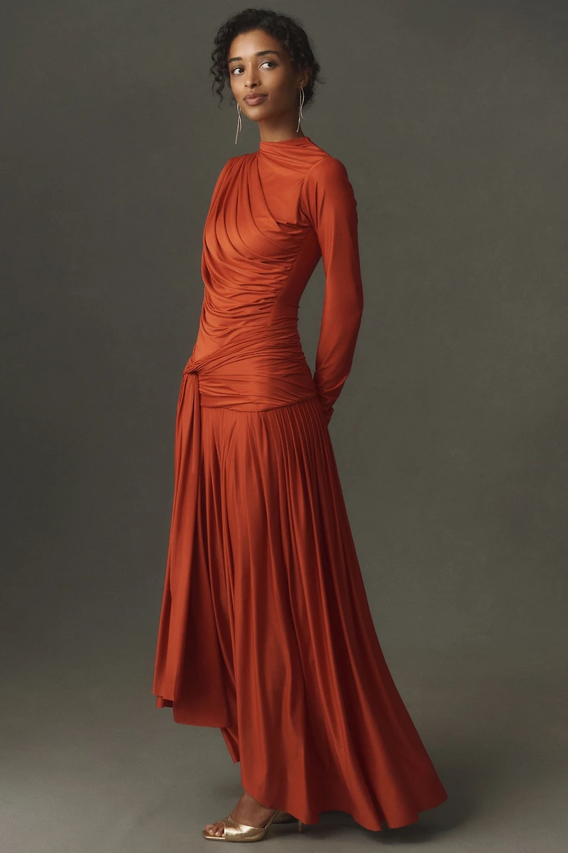 Deme by Gabriella Crocus Long-Sleeve Maxi Dress
