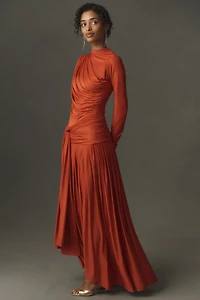 Deme by Gabriella Crocus Long-Sleeve Maxi Dress