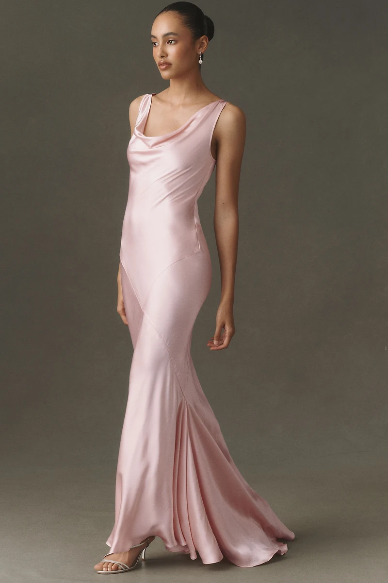 Mare Corset Satin Slip Dress
