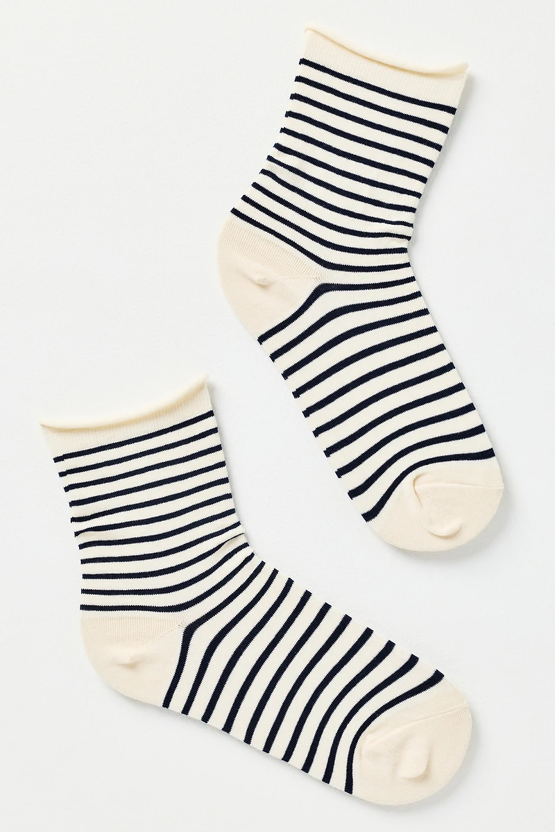 By Anthropologie Nautical Trouser Socks